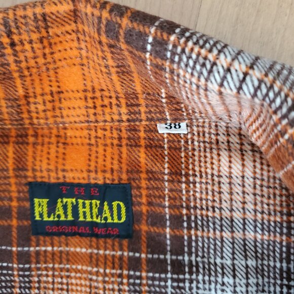 The Flat Head Check Flannel Shirt Size M Like New - Picture 5 of 8